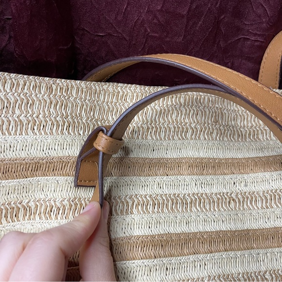 Sonoma Tan Stripe Tote Bag - Picture 2 of 8